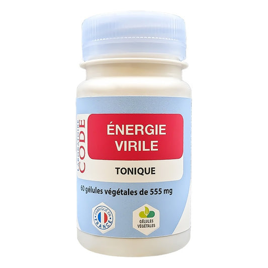 Énergie Virile - 60 Gélules Végétales - Laboratoire Code