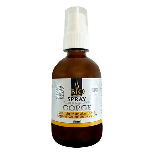 Spray Buccal Manuka 16+ et Argent Colloïdal 20 Ppm - 50 ml - Cosmos Organic - Dr. Theiss