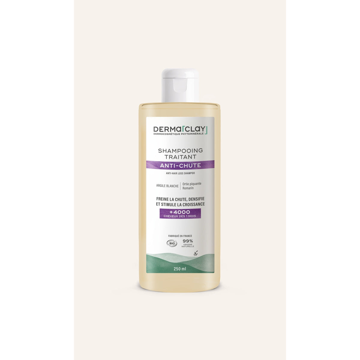 Shampooing Anti-Chute - 250 ml - Bio - Dermaclay