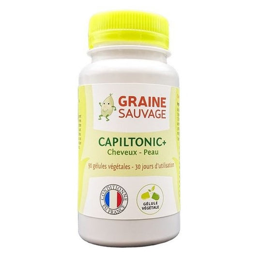 Capiltonic + - 90 Gélules Végétales - Graine Sauvage