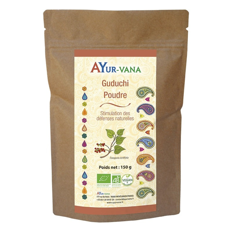 Guduchi - Poudre en Sachet - Bio - Ayur-Vana - 150 g