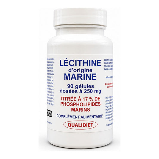 Lécithine d'Origine Marine Titré à 17% de Phospholipes Marins - 90 Gélules - Vital Osmose