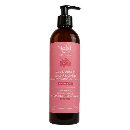 Gel Douche au Savon d'Alep - Rose - 500 ml - Najel