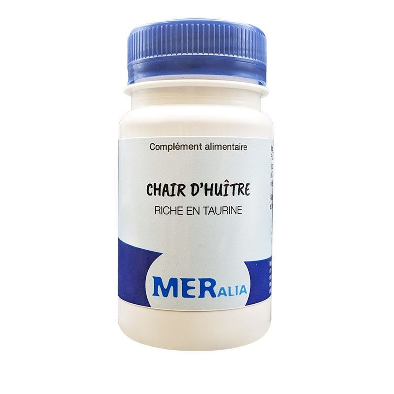 Poudre de Chair d'Huître - 60 Gélules Végétales - Meralia