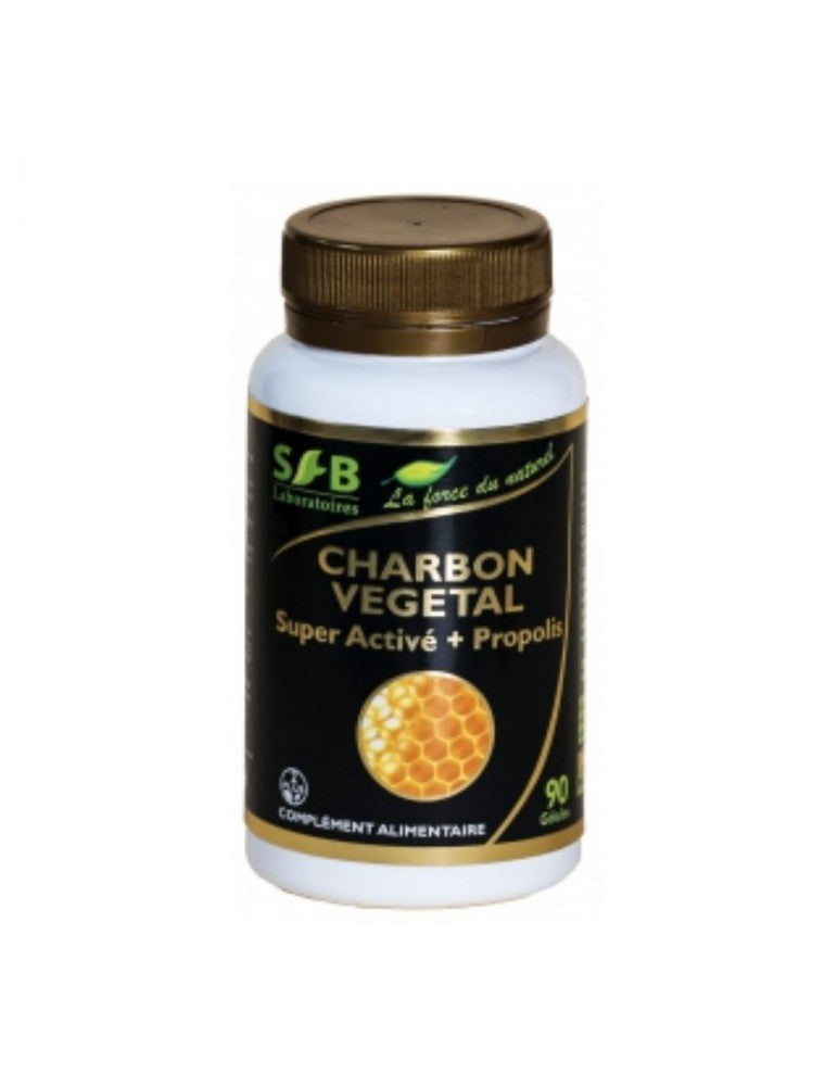 Charbon Végétal Super Activé - Propolis Verte - 90 g - SFB Laboratoires