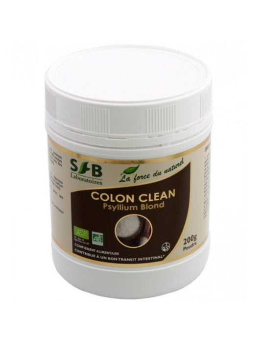 Colon'Clean Fibres de Psyllium Blond - 200 g - Bio - SFB Laboratoires