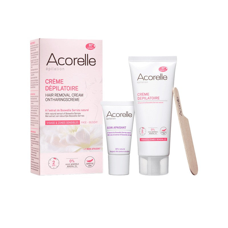 Crème Dépilatoire Visage & Zones Sensibles - 75 ml - Acorelle