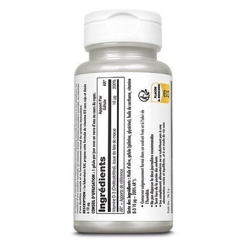 Vitamine D3 - 100 Capsules Molles - KAL