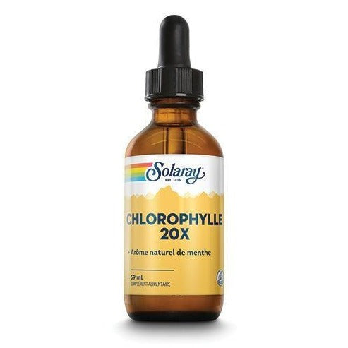 Chlorophylle Liquide 20X - Flacon de 59 ml - Solaray