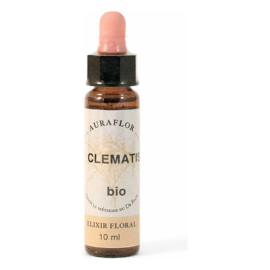 Fleurs de Bach - Clematite - Compte-Gouttes de 10 ml - Bio - Dioter