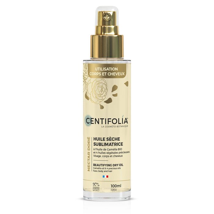 Huile Sèche Sublimatrice - Visage, Corps, Cheveux - Bio - Centifolia
