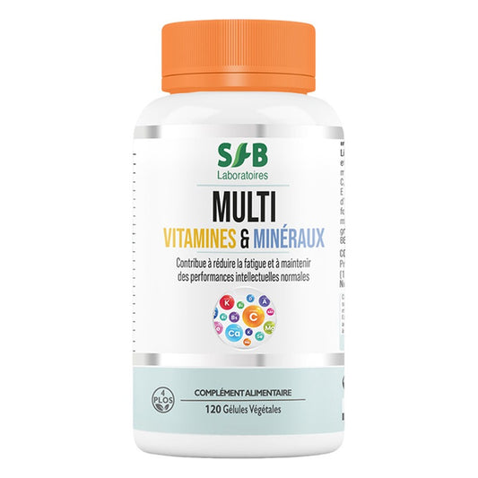 Complexe Vitamines et Mineraux - 120 gélules - SFB Laboratoires