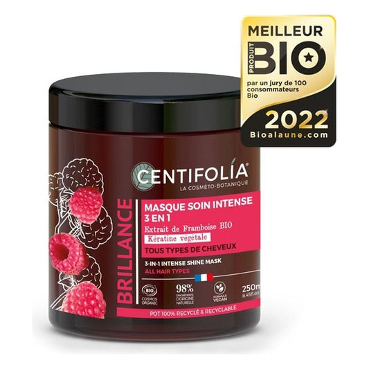 SUBLIME BRILLANCE Masque Soin Intense 3 en 1 - 250 ml - Cosmos Organic - Centifolia