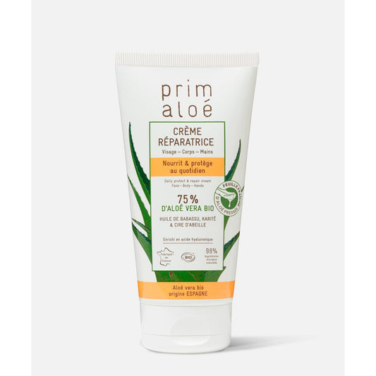 Crème Réparatrice Prim'Aloé - 150 ml - Cosmos Organic - Beliflor