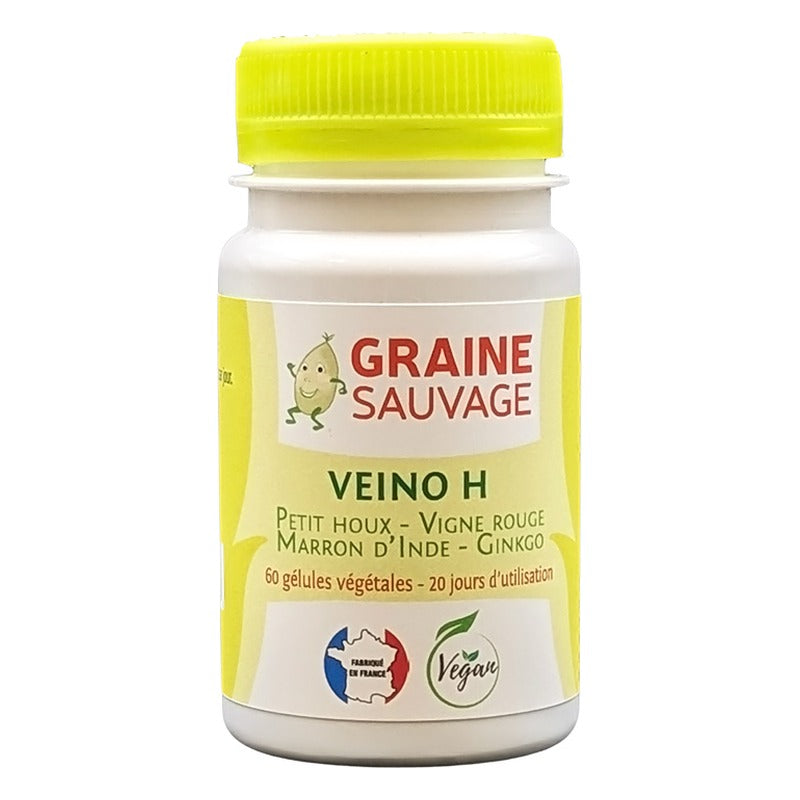 Veino H - 60 Gélules Végétales - Graine Sauvage