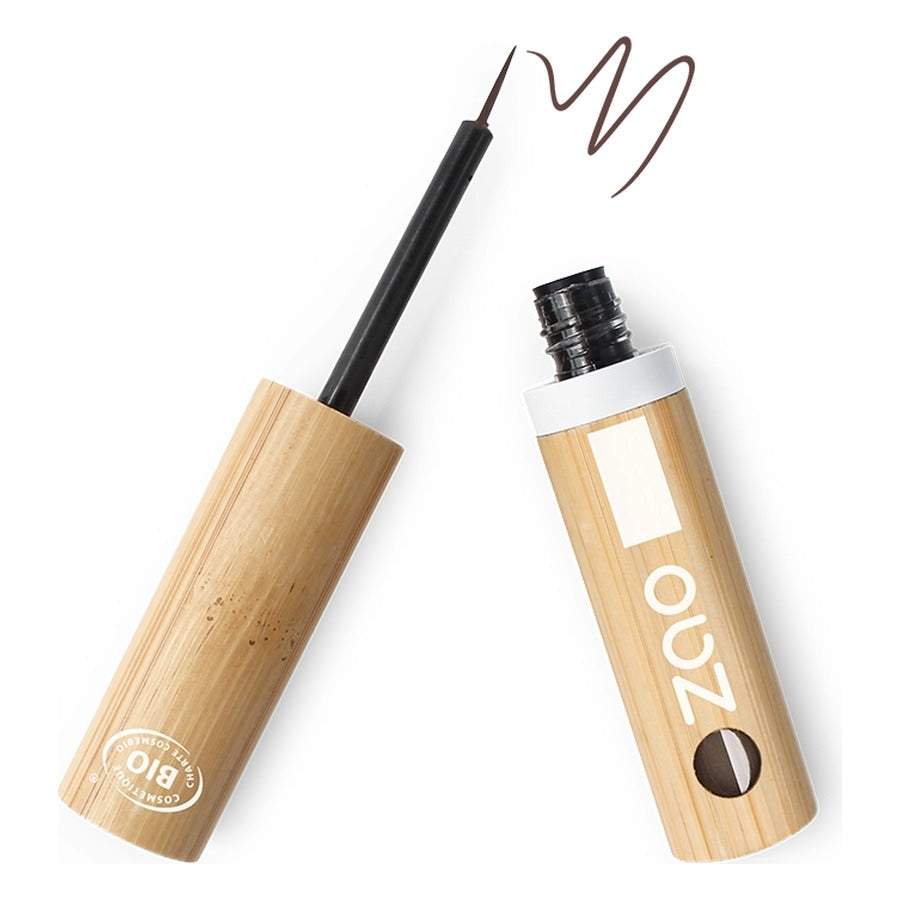 Eyeliner Pinceau - 3,8 ml - Zao - 071 - Brun Foncé