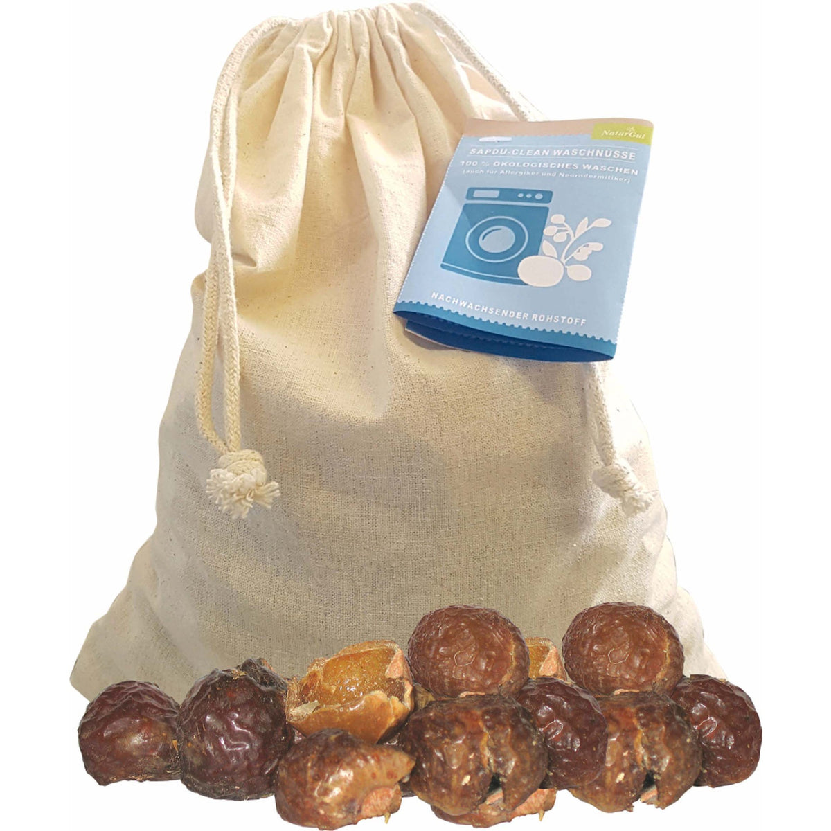 Noix de Lavage en Sac Coton - 1 kg - NaturGut