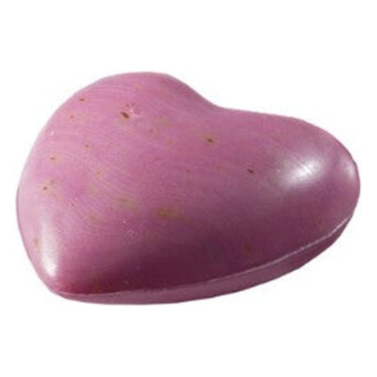 Savon Cœur Rose Pétale au Lait de Brebis - 65 g - Bio - Saling
