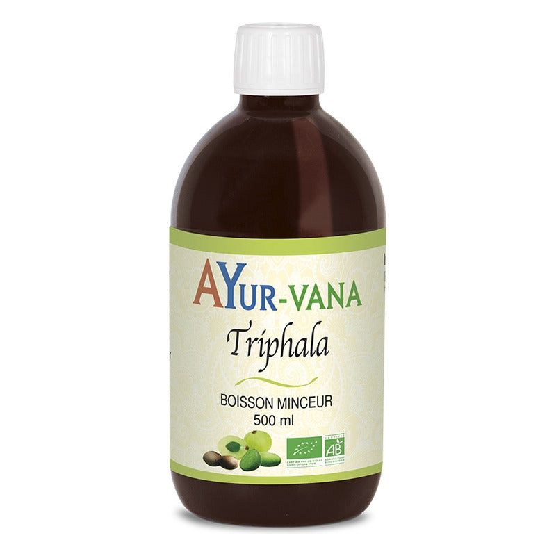Triphala (Boisson) - Flacon de 500 ml - Bio - Ayur-Vana