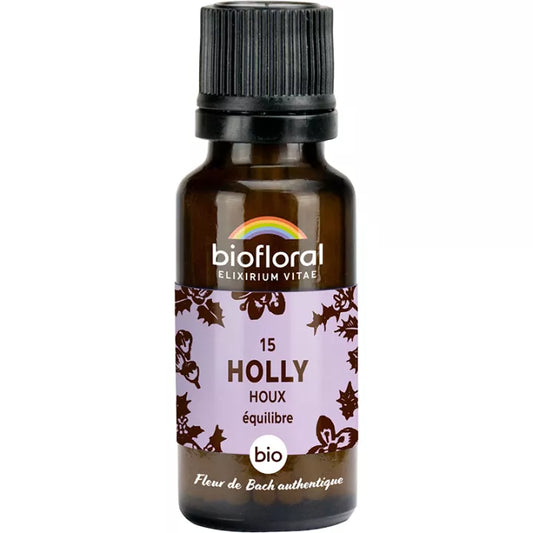 Fleur de Bach - Holly (Houx) - Bio - 19,5 g - Biolfloral