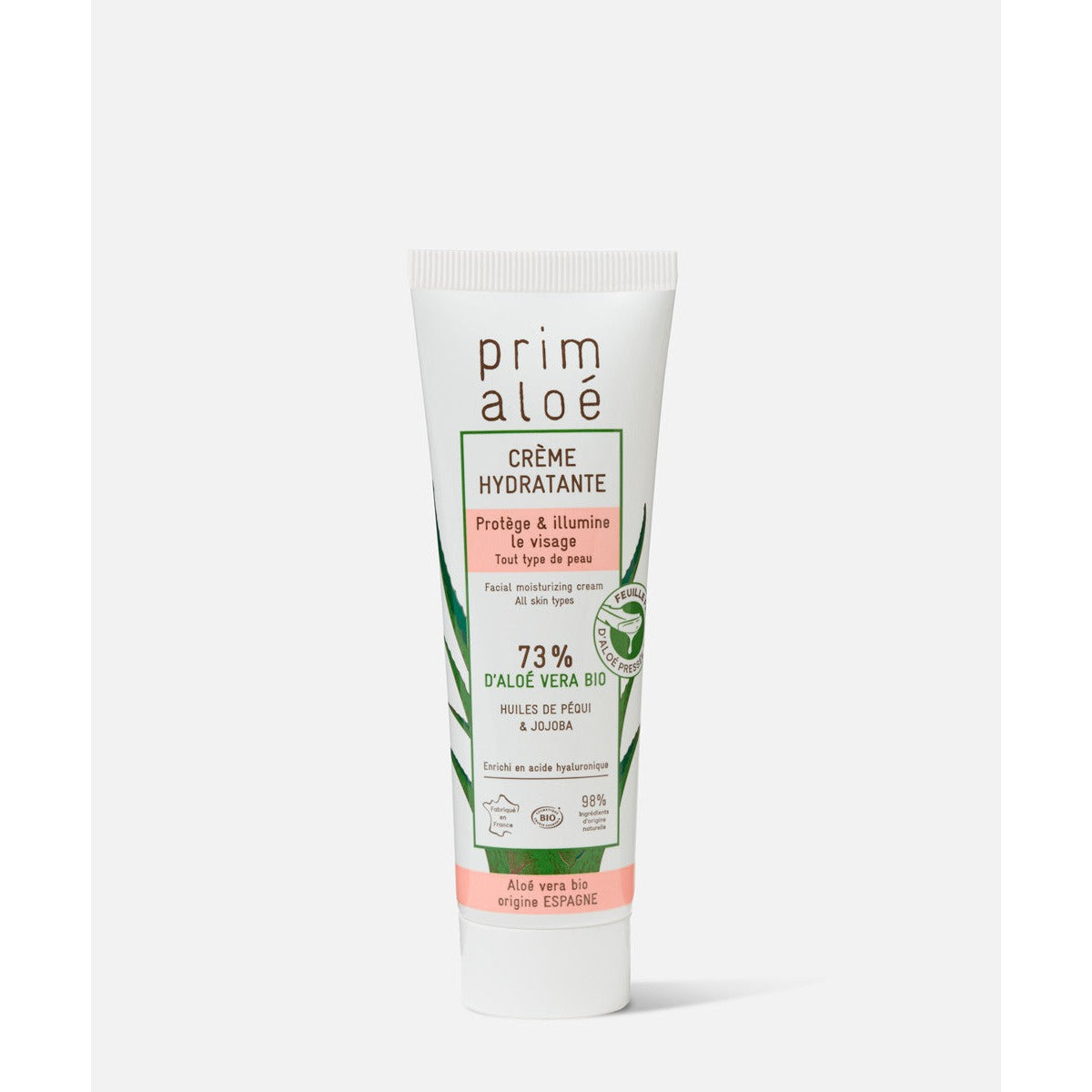 Crème Visage Hydratante Prim'Aloé - 50 ml - Cosmos Organic - Beliflor