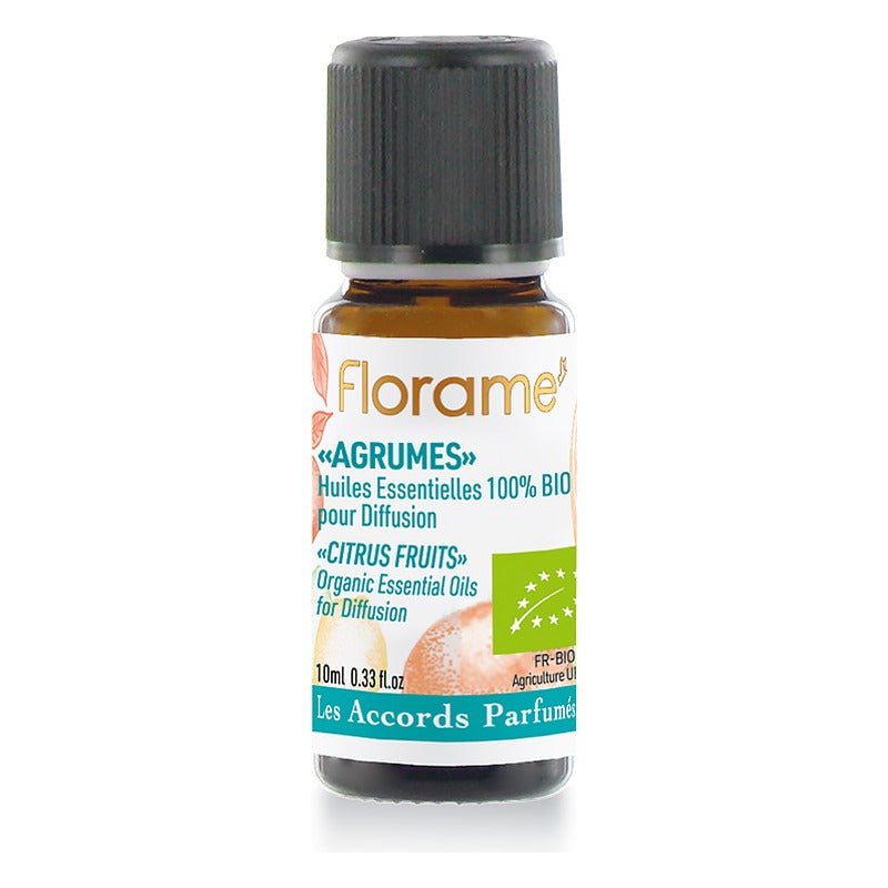 Mélange Huiles Essentielles - Agrumes - 10 ml - Bio - Florame