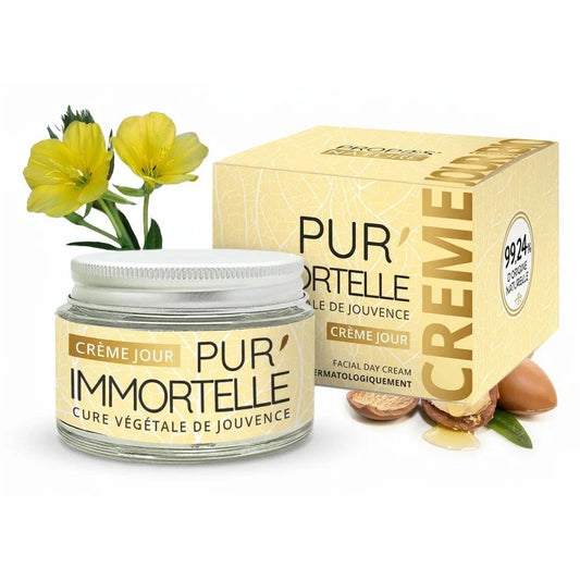 Crème de Jour Pur Immortelle - Pot de 50 ml - Cosmos Organic - Propos'Nature