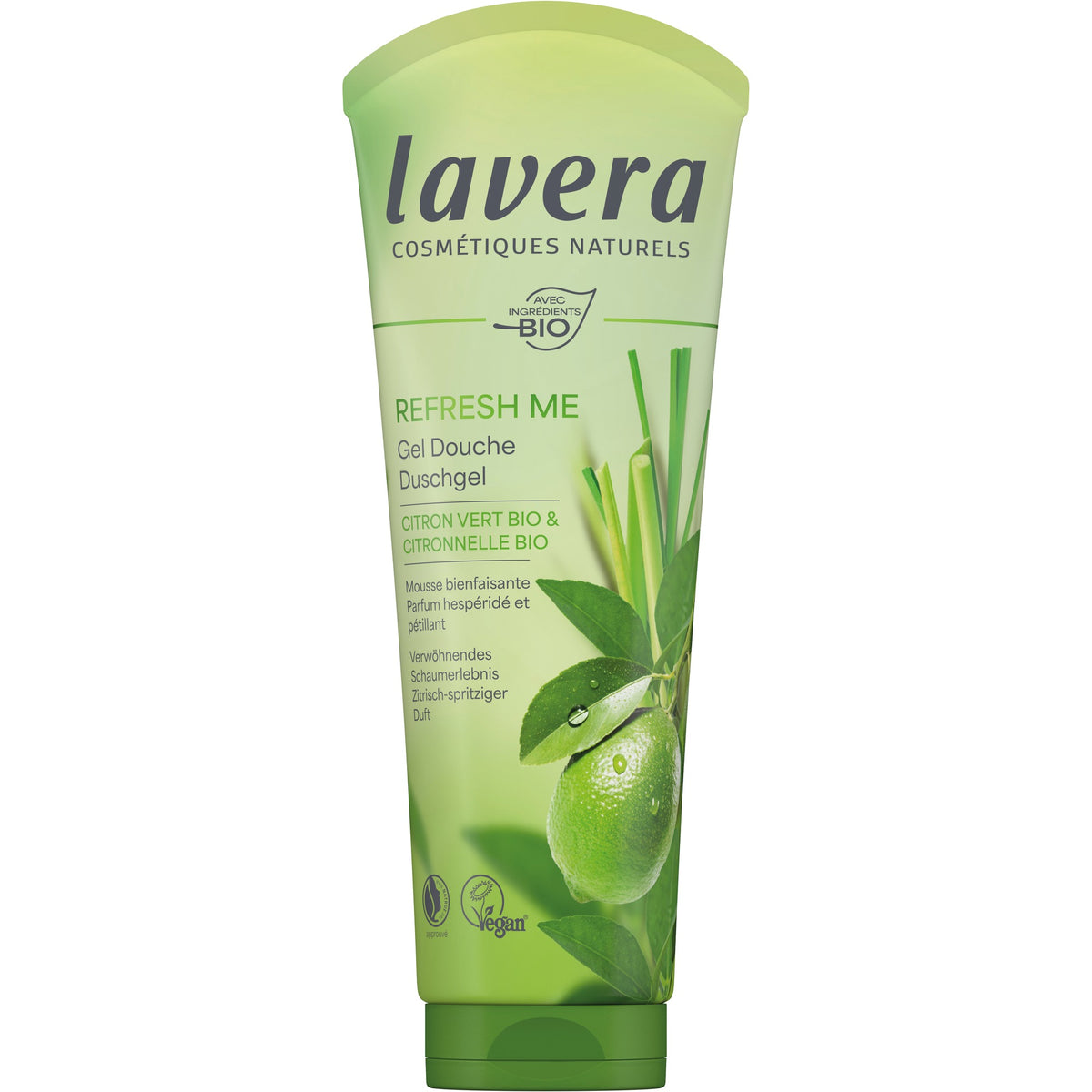 Gel Douche Refresh Me - Citron Vert & Citronnelle - 250 ml - Lavera