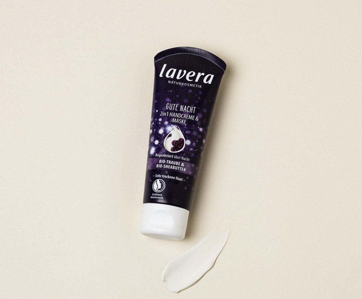 Bonne Nuit Crème et Masque Mains 2-en-1 - 75 ml - Lavera