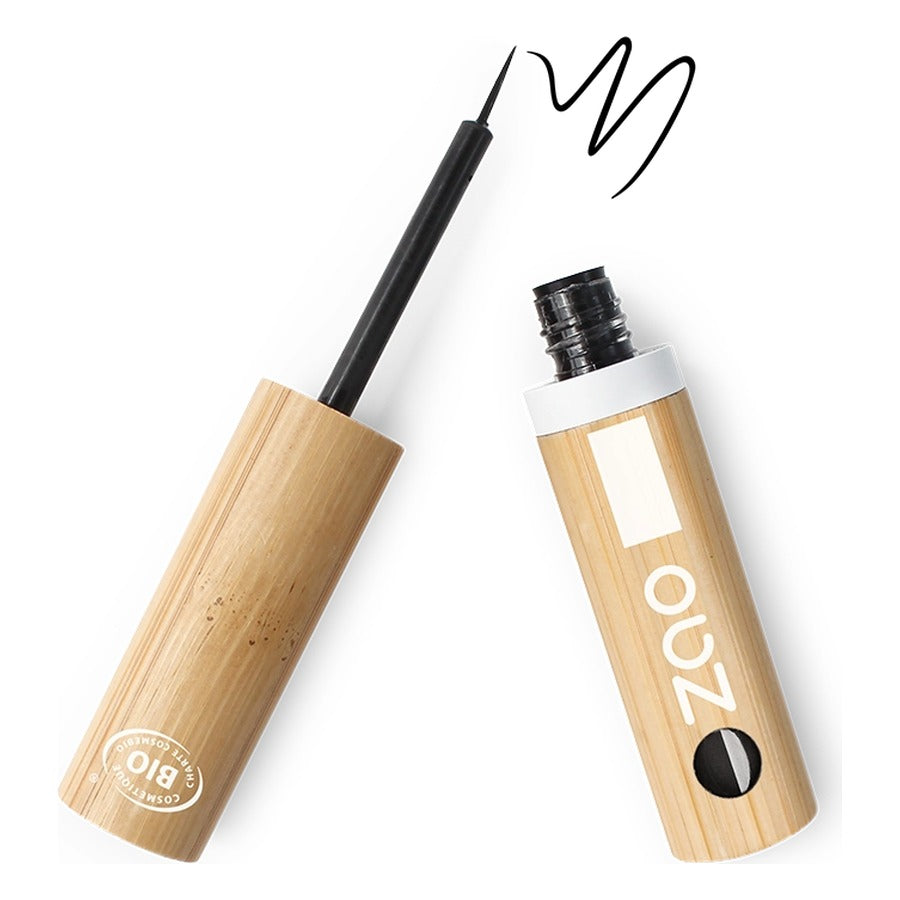 Eyeliner Pinceau - 3,8 ml - Zao - 070 - Noir Intense