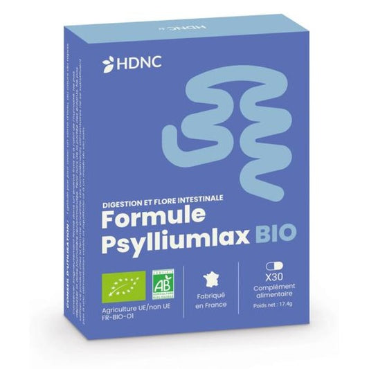 Formule Psylliumlax Bio - 30 Gélules Végétales - HDNC