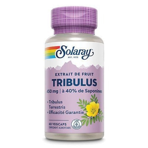 Tribulus - 450 mg - 60 Gélules Végétales - Solaray