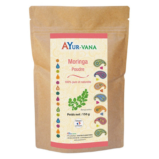 Moringa - 1 kg de Poudre en Sachet - Ayur-Vana