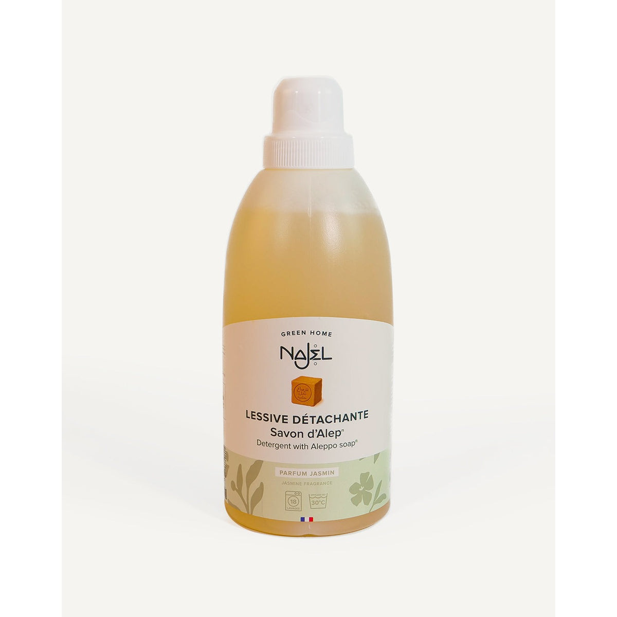 Lessive Liquide au Savon d'Alep - Jasmin - 2 L - Najel