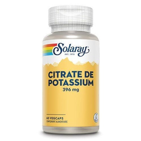 Potassium (Citrate) - 99 mg - 60 Gélules Végétales - Solaray