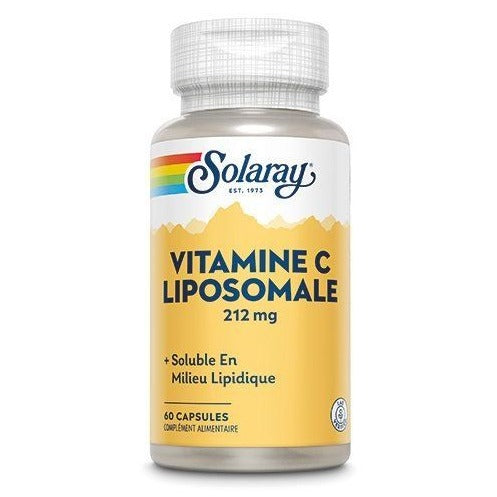 Vitamine C Liposomale - 212 mg - 60 Capsules - Solaray
