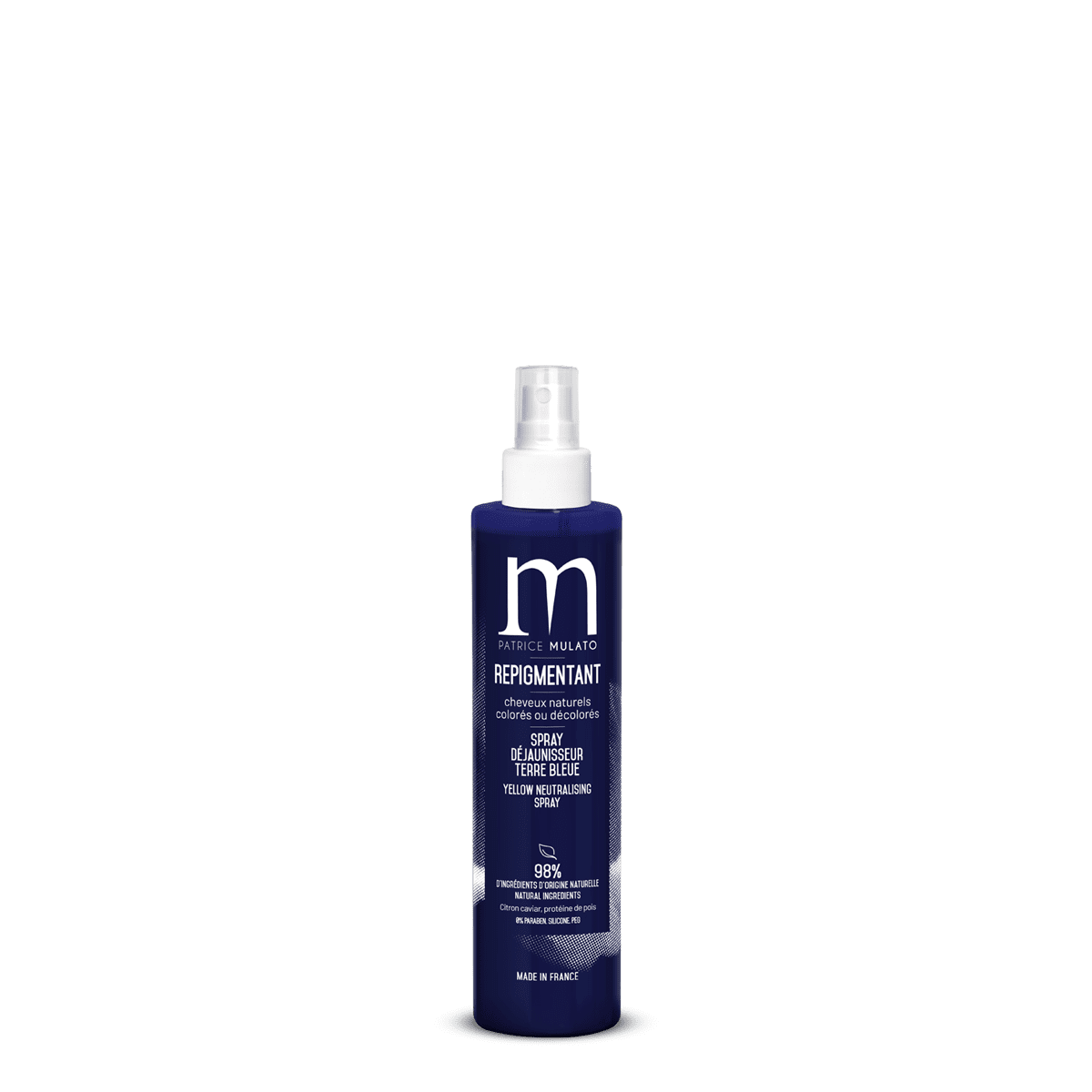 Spray Déjaunisseur Repigmentant - Terre Bleue - 200 ml - Mulato