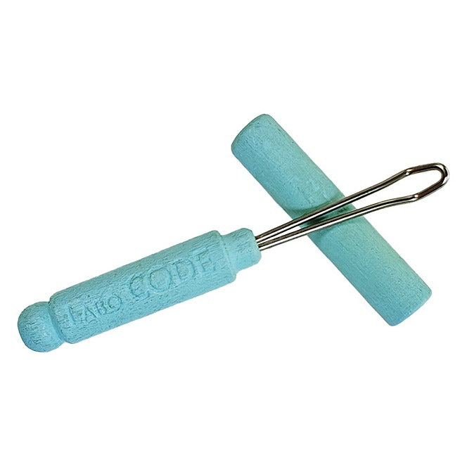 Cure-Oreille Réutilisable - Inox et Bois de Charme - 1 Pièce - Laboratoire Code