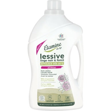 Lessive Linge Noir et Foncé Pivoine - 1 L - Ecodétergent - Etamine du Lys