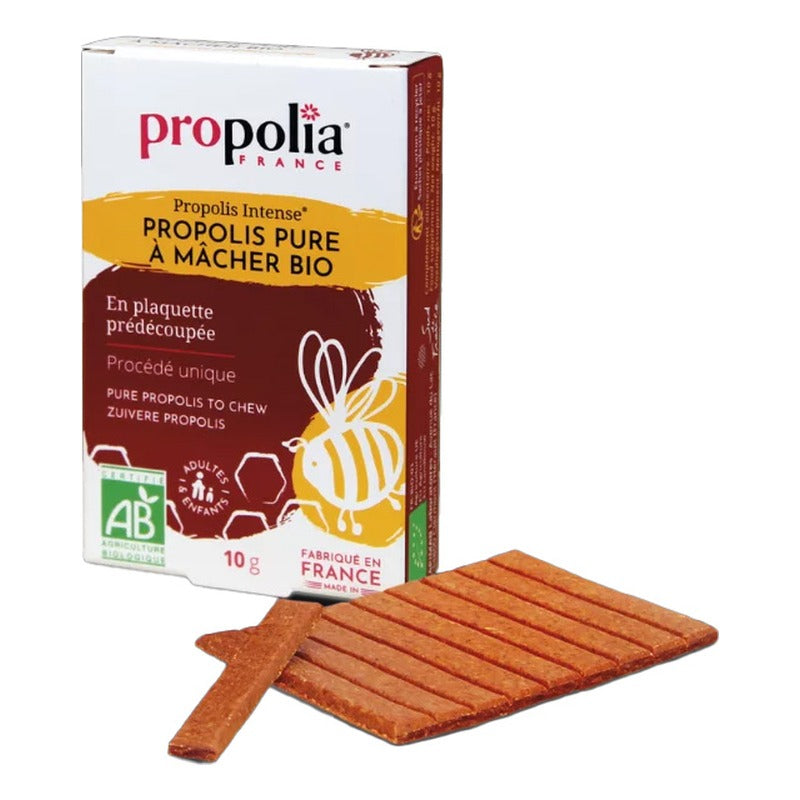 Propolis Puré à Mâcher - Plaquette de 10 g - Bio - Propolia