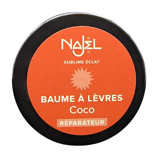 Baume Lèvres Karité Olive Ricin - Parfum Coco - 12 g - Cosmos Organic - Najel