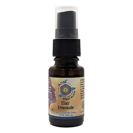Elixirs de Cristaux - Emeraude - Spray de 15 ml - Ansil / Crystal of Life