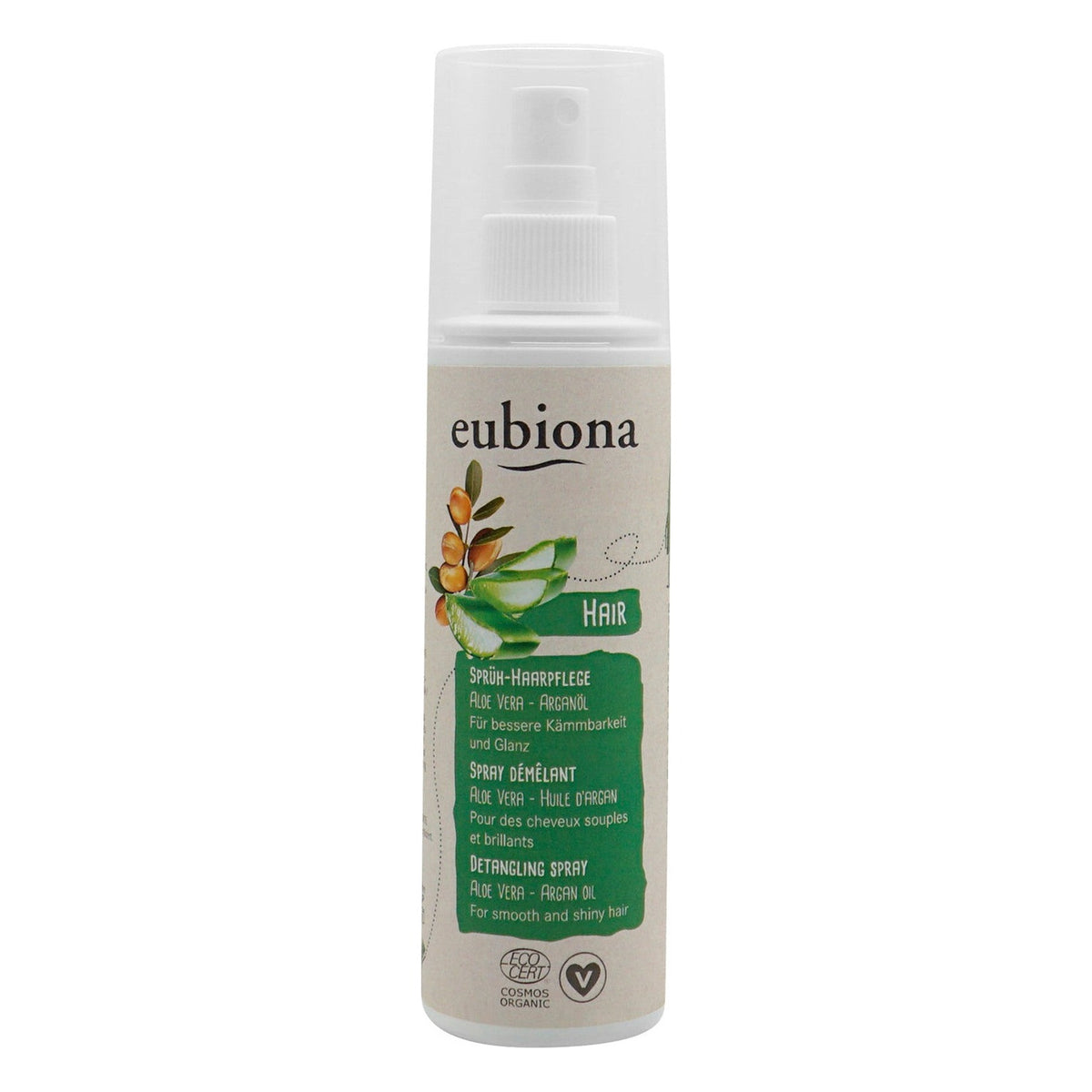 Spray Démêlant Aloe Vera & Huile d'Argan - 200 ml - Eubiona