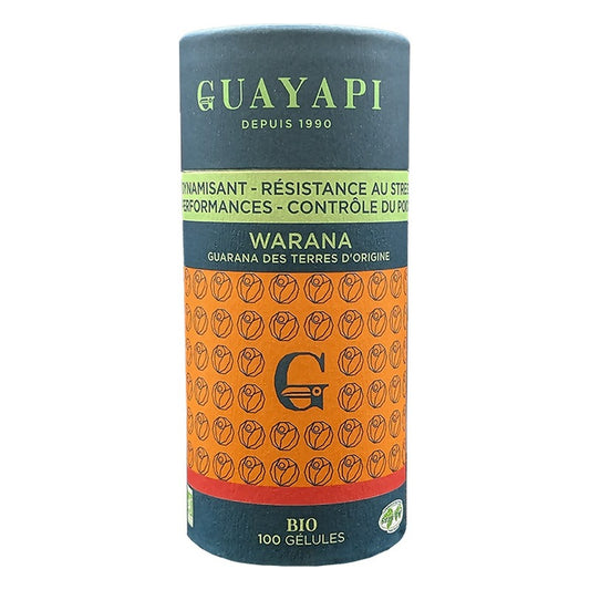 Warana (Guarana des Terres) - 100 gélules - Bio - Guayapi