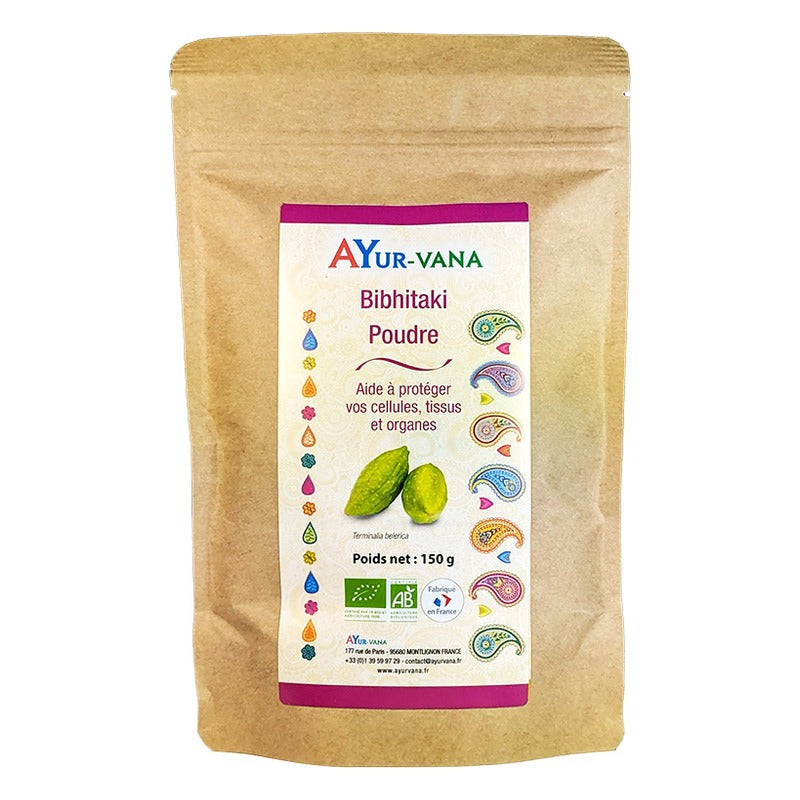 Bibhitaki - Poudre en Sachet - Bio - Ayur-Vana - 150 g
