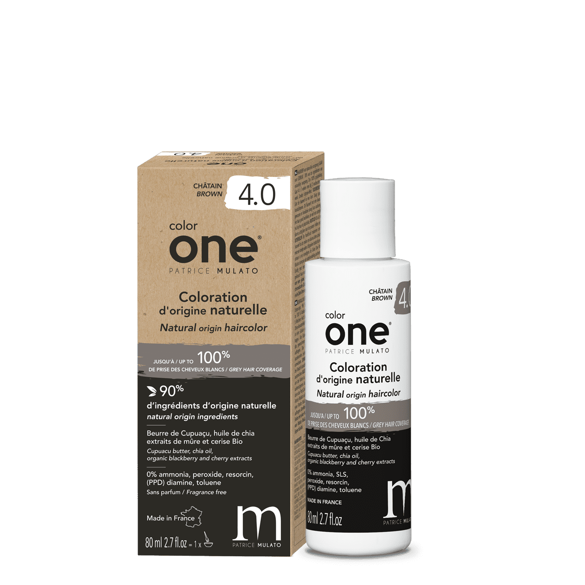 Color One - Mulato - 4.0 Châtain - 80 ml