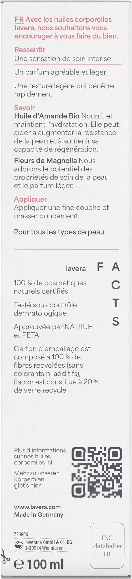 Huile pour le Corps Bien Etre - 100 ml - Lavera