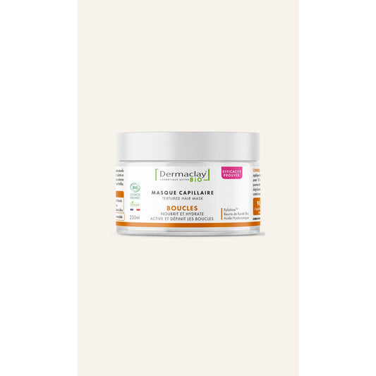 Masque Capillaire Cheveux Bouclés - 250 ml - Cosmos Organic - Dermaclay