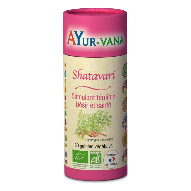 Shatavari - Gélules Végétales - Bio - Ayur-Vana - 60 Gélules