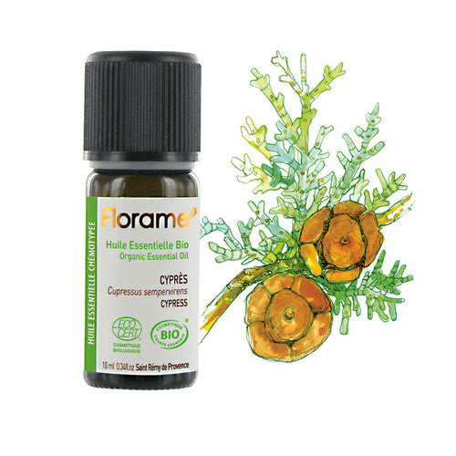 Huile Essentielle de Cyprès - 10 ml - Bio - Florame
